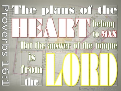 Proverbs 16:1 Answers Are From God (gray)